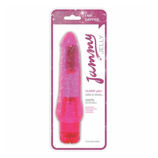 JAMMY GELATINA DI CLASSE GLITTER DILDO