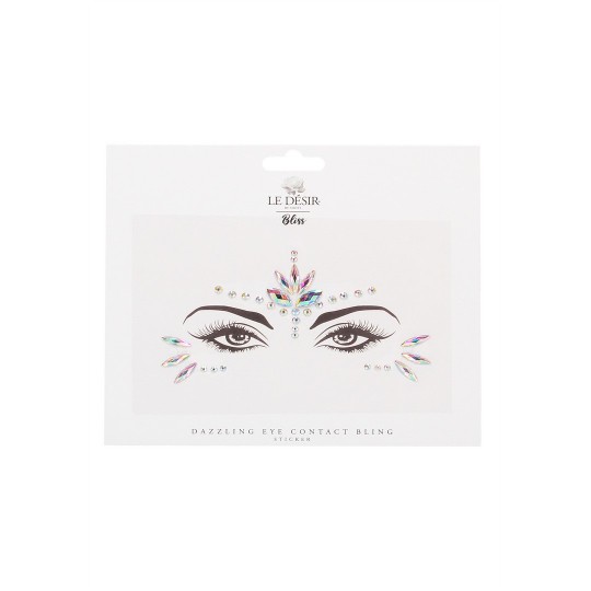DAZZLING EYE CONTACT BLING STICKER
