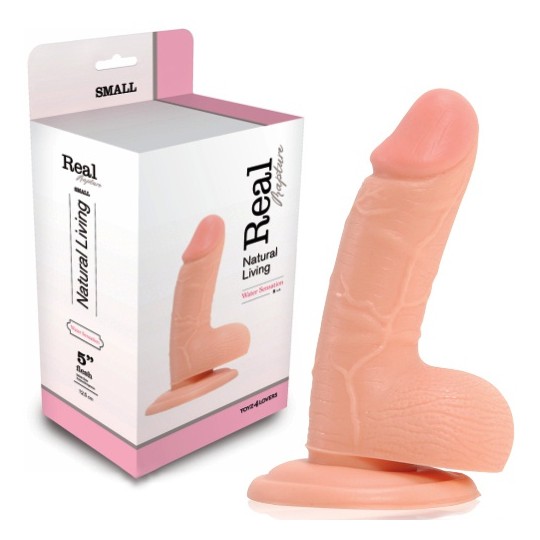 DILDO REALÍSTICO REAL RAPTURE WATER SENSATIONS 5'' BRANCO