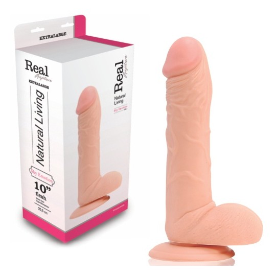 PENE REALÍSTICO REAL RAPTURE SKY EMOTION 10'' BLANCO