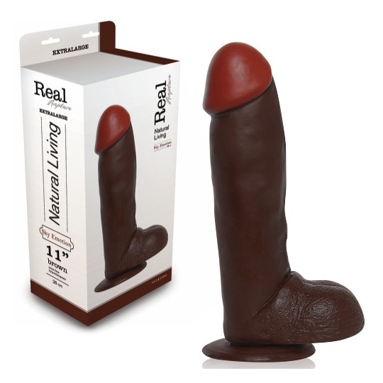 PENE REALÍSTICO REAL RAPTURE SKY EMOTION 11'' NEGRO