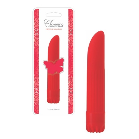 VIBRADOR CLASSICS VERMELHO PEQUENO