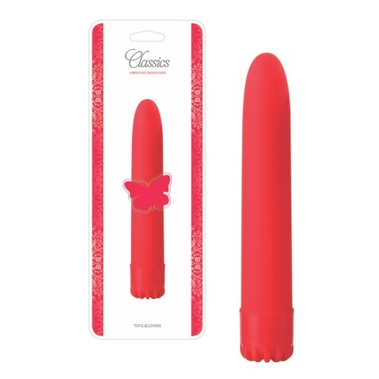 VIBRADOR CLASSICS ROJO GRANDE