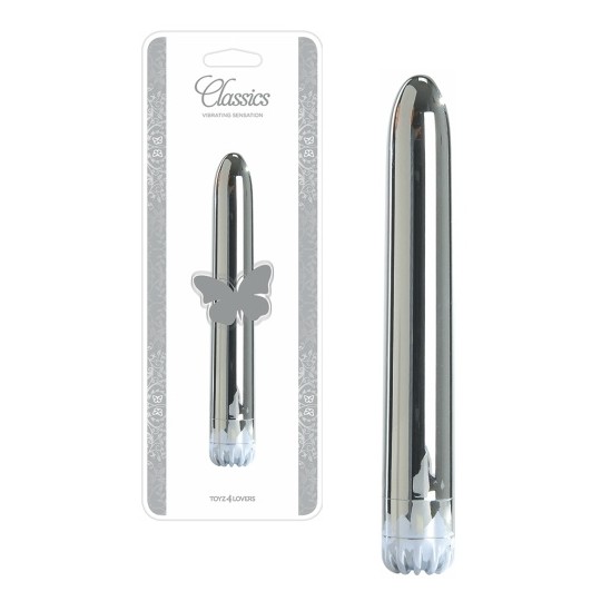 VIBRADOR CLASSICS PLATEADO MEDIO
