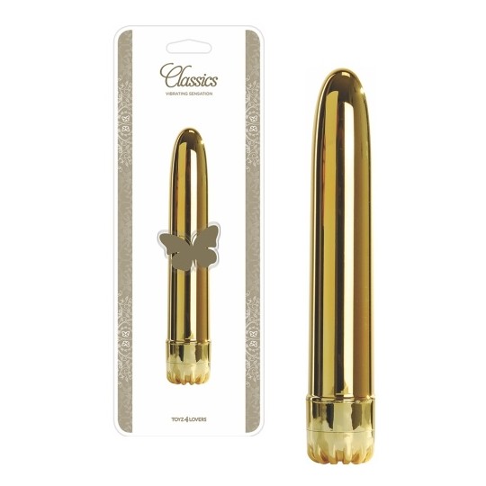 VIBRADOR CLASSICS DORADO GRANDE