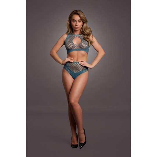 КОМПЛЕКТ БЮСТГАЛЬТЕРОВ С ОТВЕРСТИЕМ ДЛЯ КЛЮЧА ИЗ СЕТКИ DUO - ОДИН РАЗМЕР