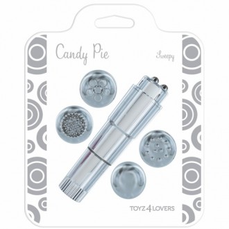 CANDY PIE SWEEPY VIBRATOR SILVER