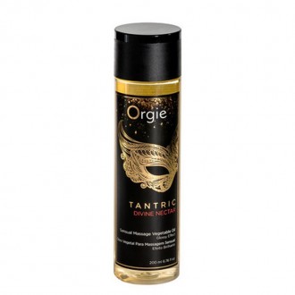 ACEITE DE MASAJE CON EFECTO BRILLANTE TANTRIC DIVINE NECTAR 200ML ORGIE