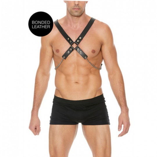 IMBRACATURA CORPORALE MEN&#039;S CHAIN HARNESS OUCH!