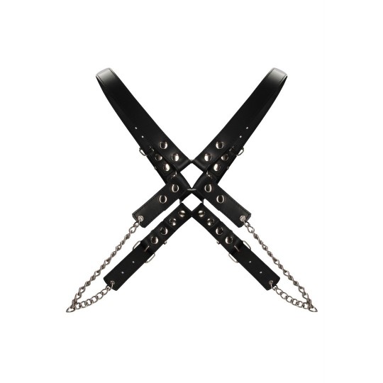 IMBRACATURA CORPORALE MEN&#039;S CHAIN HARNESS OUCH!