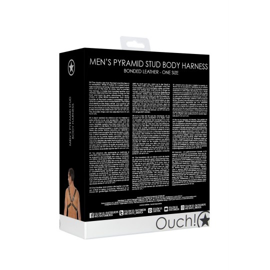 IMBRACATURA CORPORALE PYRAMID STUD MEN&#039;S OUCH!