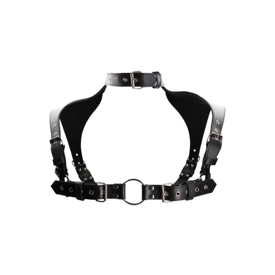 IMBRACATURA CORPORALE CON COLLARE MEN&#039;S HARNESS OUCH!