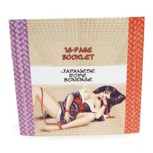 ALGEMAS PARA OS TORNOZELOS JAPANESE SILK LOVE ROPE ROXAS