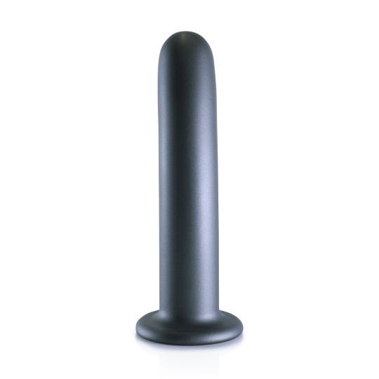 SMOOTH SILICONE G-SPOT DILDO - 7'' / 17 CM
