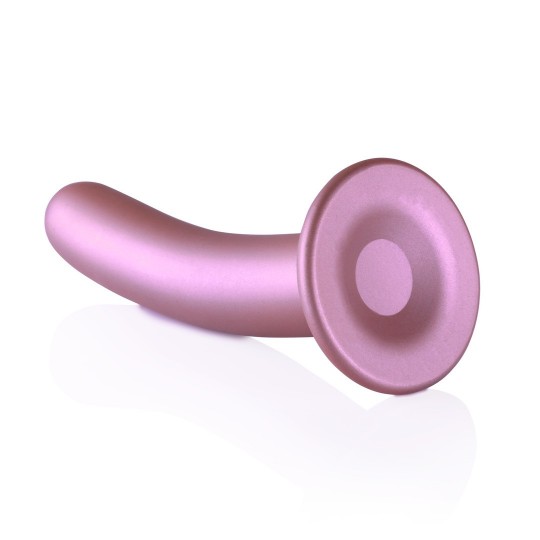 SMOOTH SILICONE G-SPOT DILDO - 7'' / 17 CM