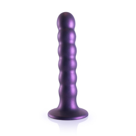 BEADED SILICONE G-SPOT DILDO - 5'' / 13 CM