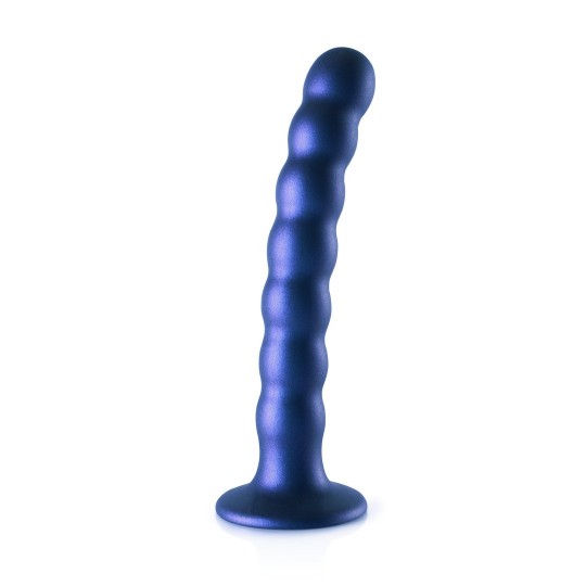 BEADED SILICONE G-SPOT DILDO - 6,5' / 16,5 CM